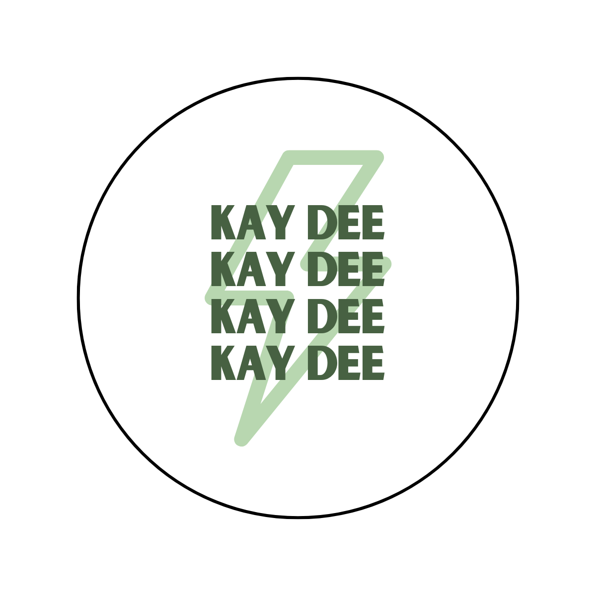 Kay Dee Lightning Bolt Button