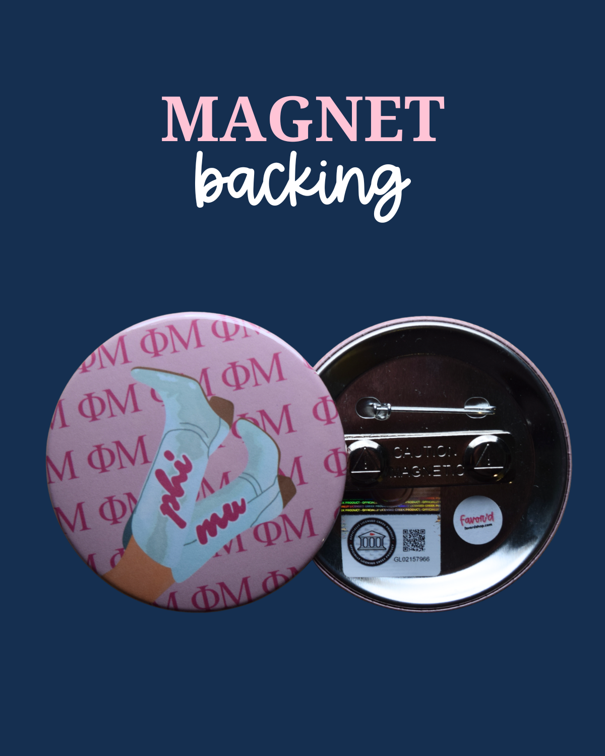 Phi Mu Boot Button