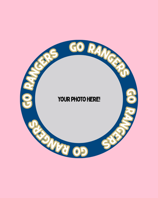 Custom Photo Go Rangers Button