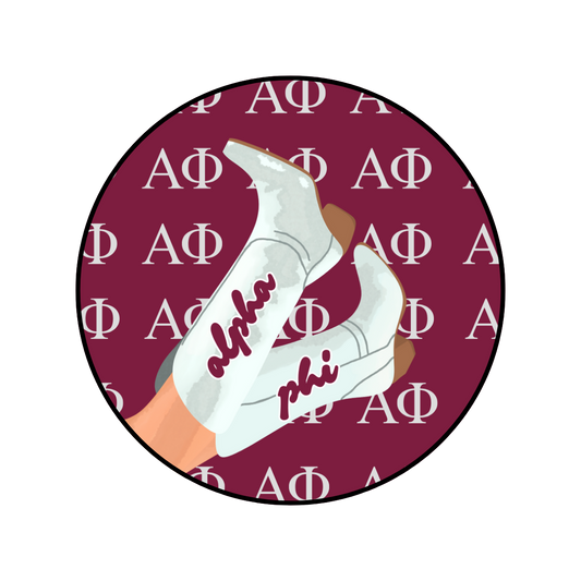 Alpha Phi Boot Button