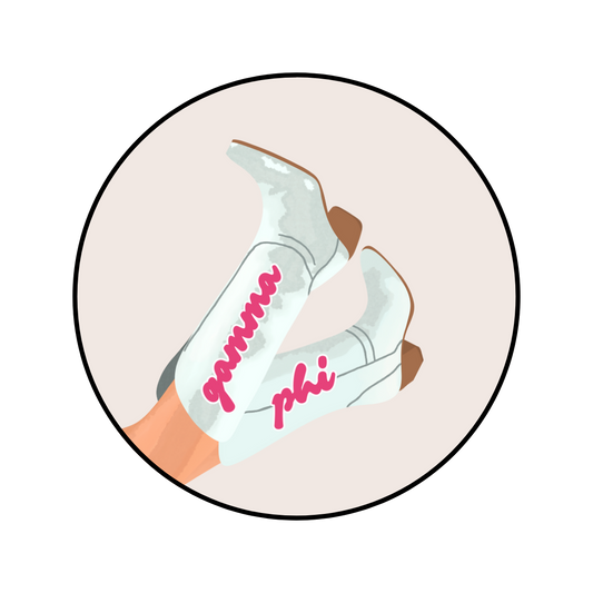 Gamma Phi Beta Blank Boot Button