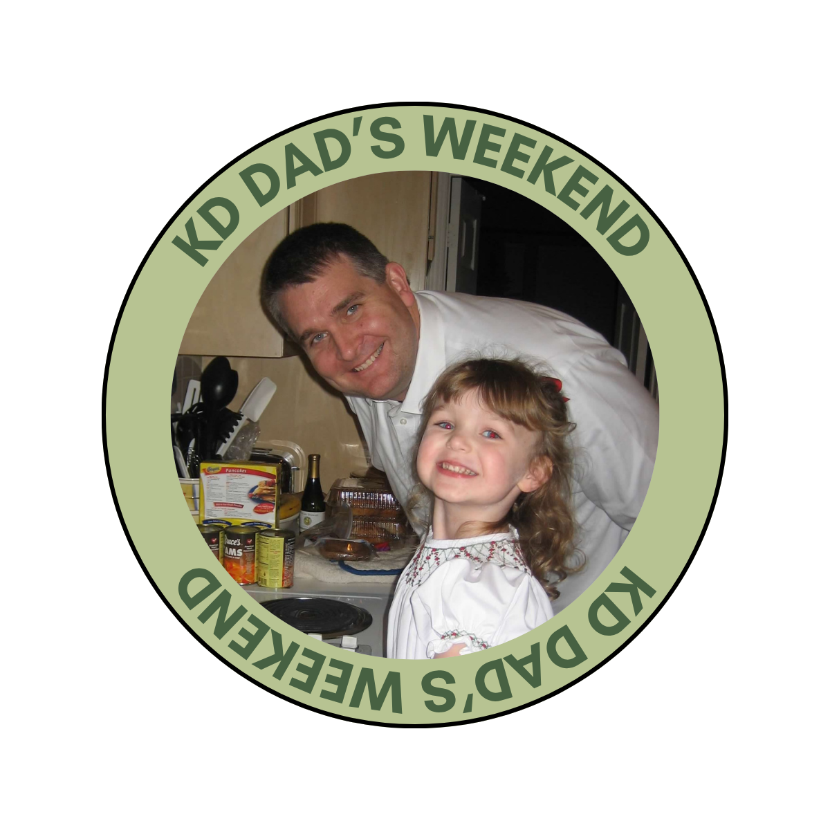 Kappa Delta Dad's Weekend Photo Button