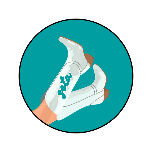 Zeta Tau Alpha Blank Boot Button