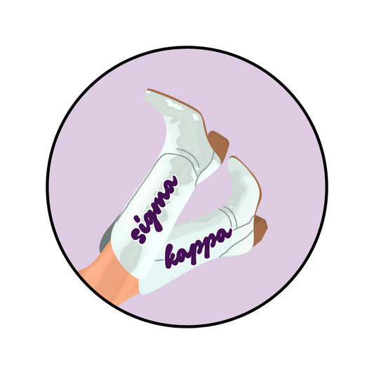 Sigma Kappa Blank Boot Button