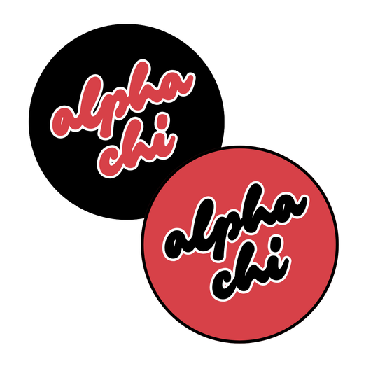 Alpha Chi Omega Blank Button