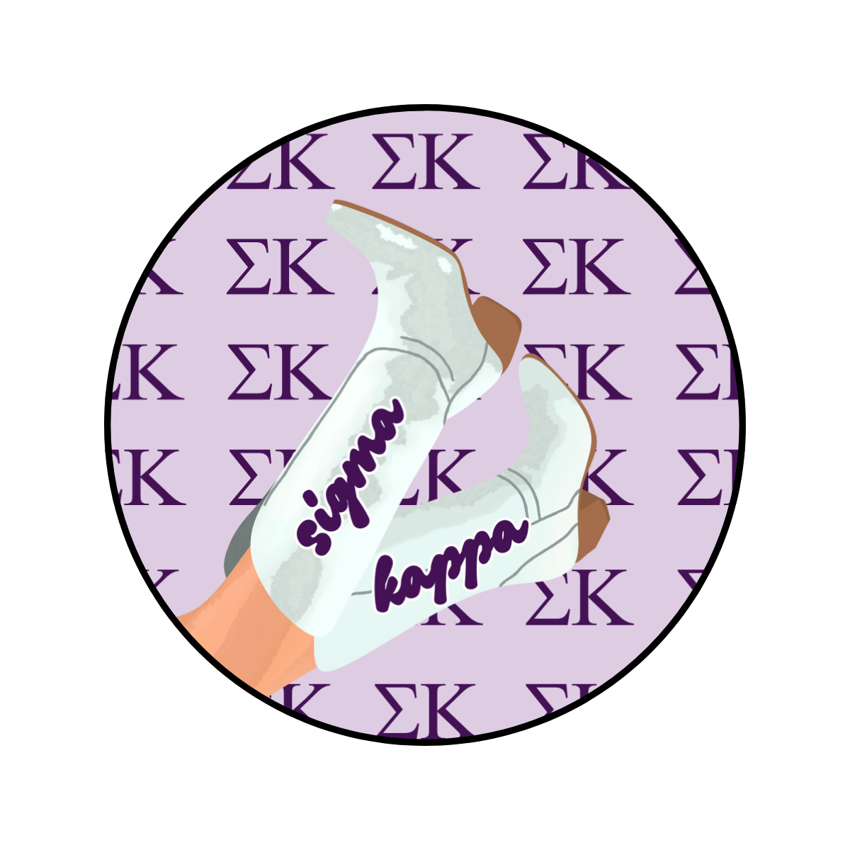 Sigma Kappa Boot Button