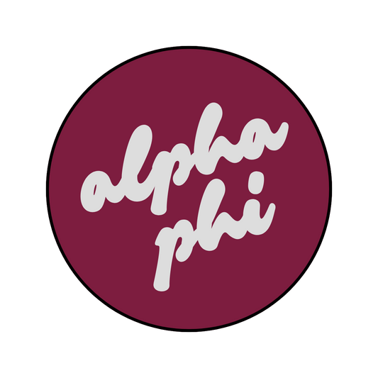 Alpha Phi Blank Button