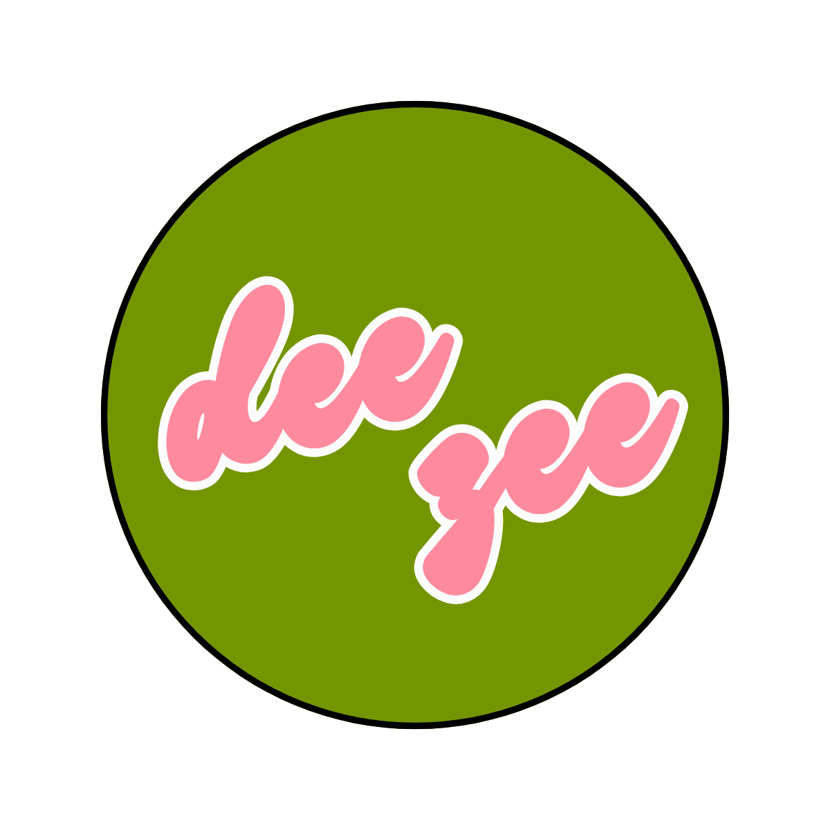 Delta Zeta Blank Button