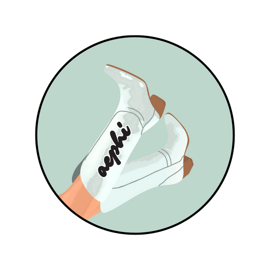 Alpha Epsilon Phi Blank Boot Button