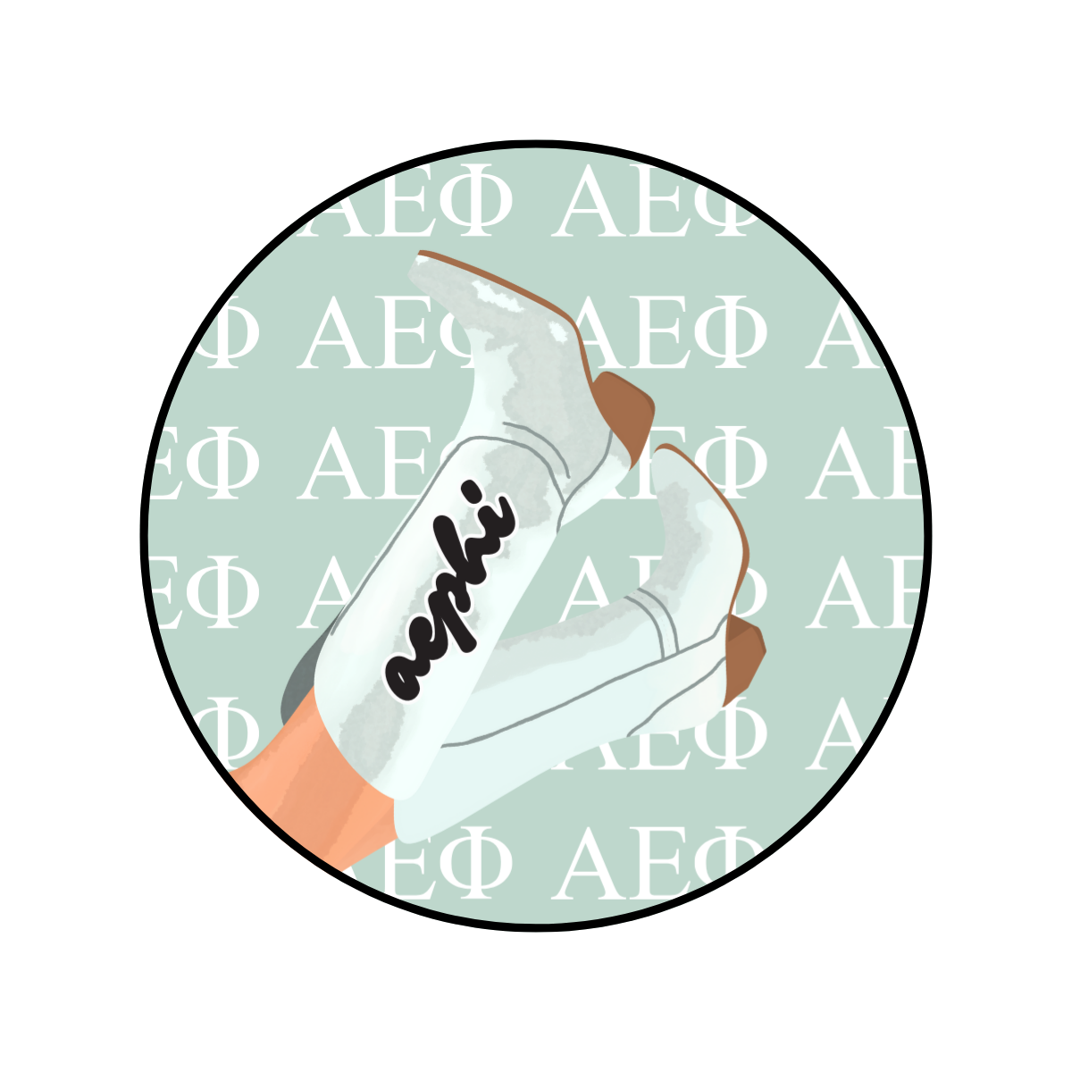 Alpha Epsilon Phi Boot Button